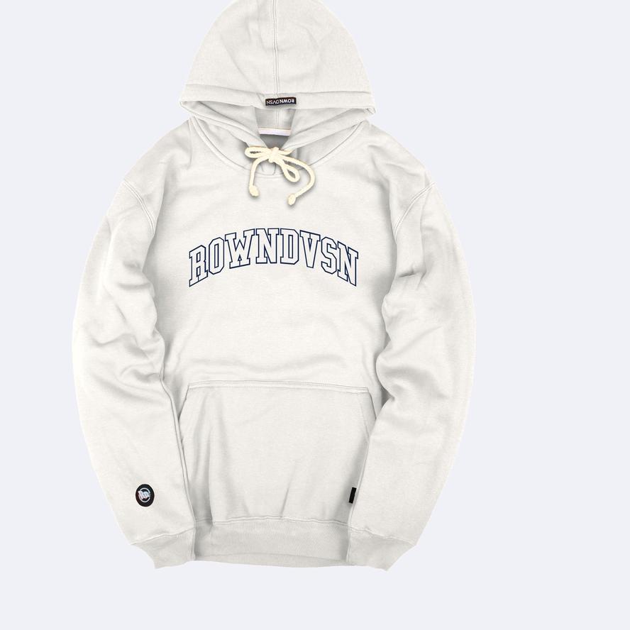 NEW ARRIVAL  9.9 Rowndivision Hoodie Pullover - ROWNDVSN Serrano Off White [KODE 018]