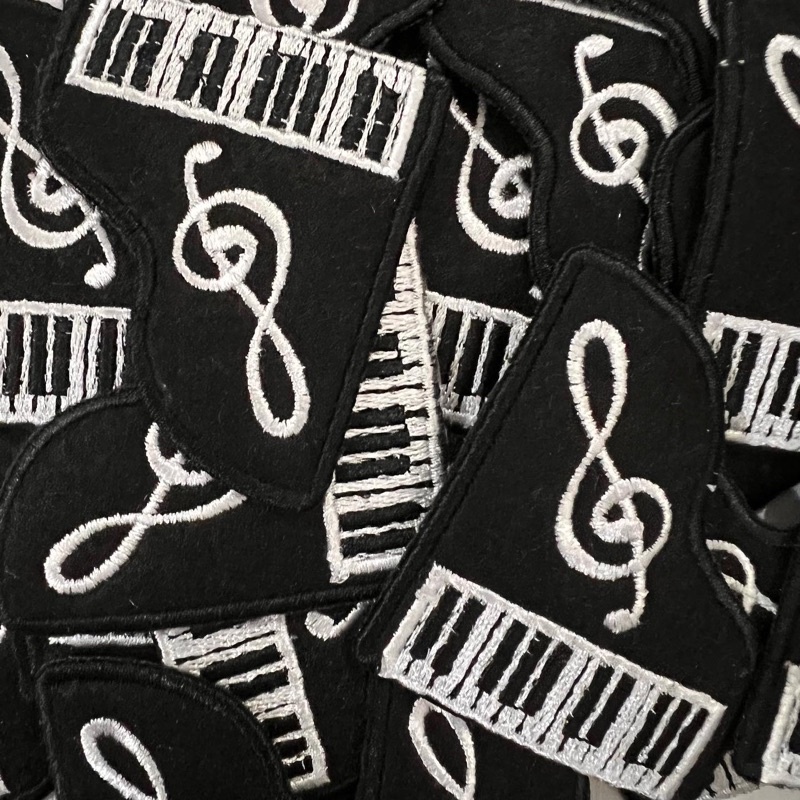 Patch Piano, Patch Bordir Musik