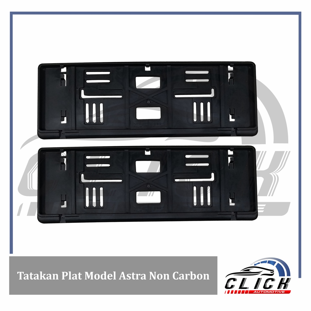 Tatakan Plat Mobil Model Astra / Dudukan Plat Standart Model Carbon