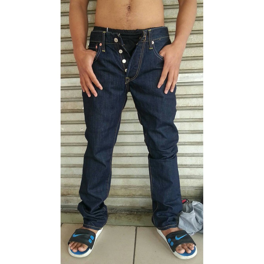 CUCI GUDANG Di obral celana levis 501 original garmen black TERBARU