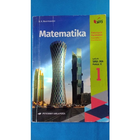 Buku Matematika (Peminatan) Kelas 10 Kurikulum 2013