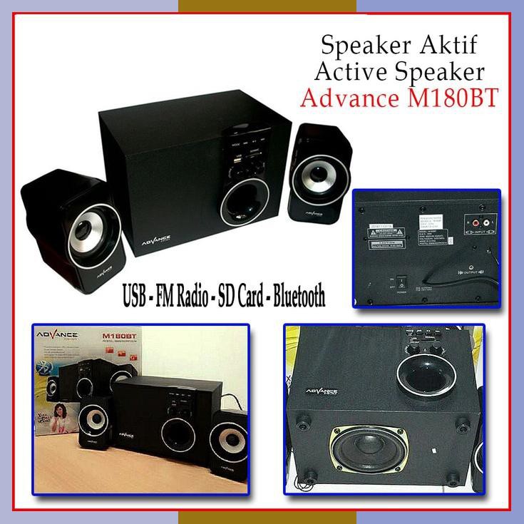Speaker Aktif Advance M180Bt Bluetooth Speaker