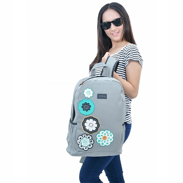 Tas Ransel Kanvas Maika etnik DARA GREY untuk Wanita