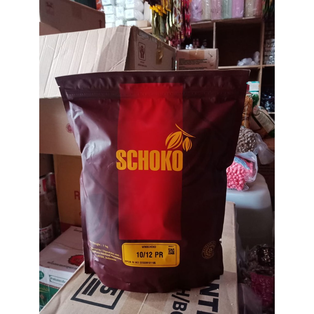 Schoko Cocoa Powder 10/12 PR 1kg Coklat Bubuk Murni