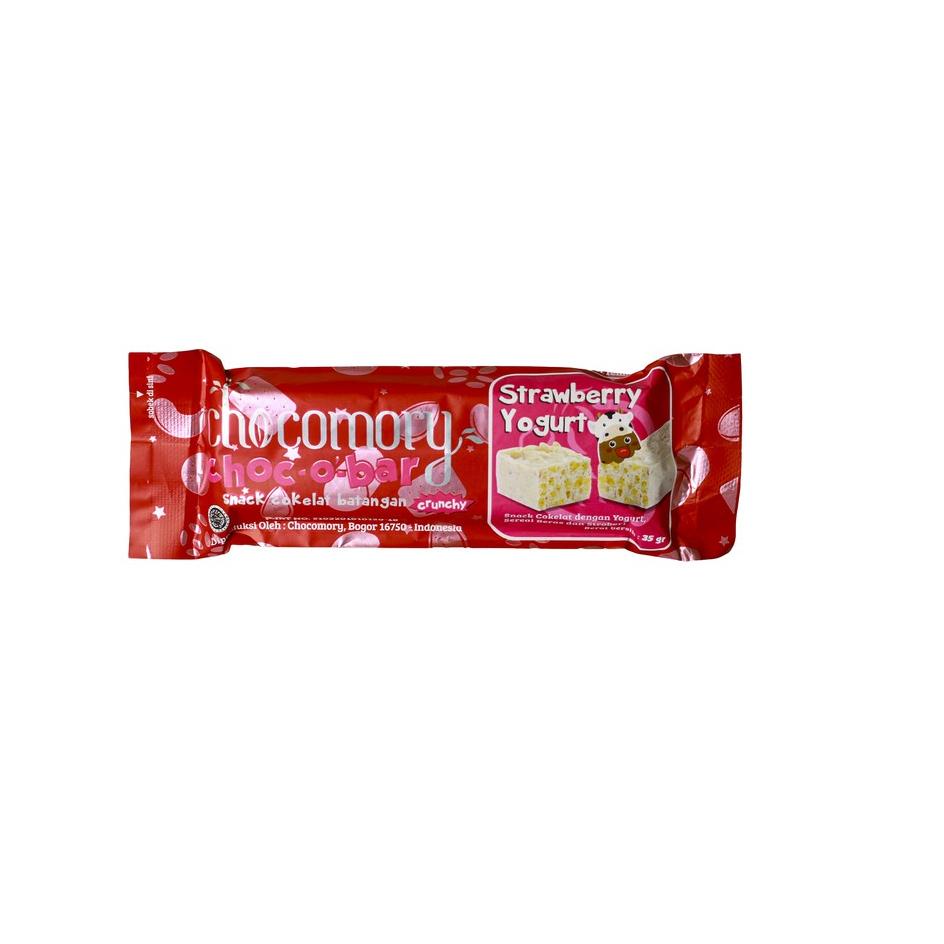 

『TERMURAH』 Chocomory Mini Choco Bar Strawgurt (Strawberry Yogurt) 35 Gr x 1 Pc