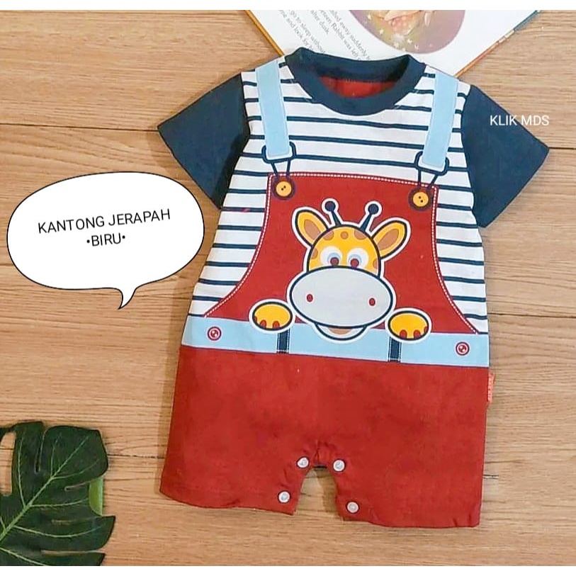 Jumper Bayi Laki- Laki 0-6 Bulan / Baju Anak Cowok / Bodysuit Newborn Motif Lucu