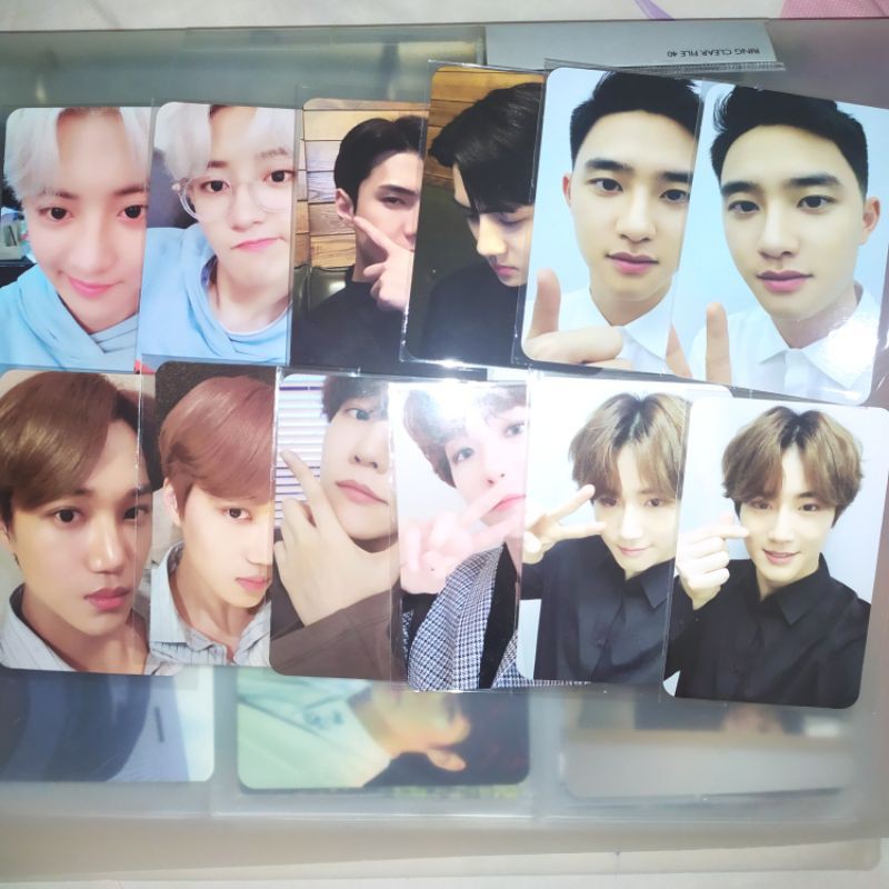 ready pc photocard ace welcome kit exo sehun baekhyun chanyeol kai chen xiumin suho d.o lay exol