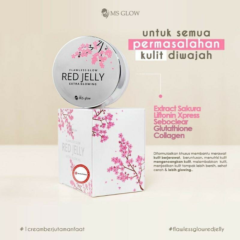 red jelly ms glow original / ms glow beauty / ms glow original