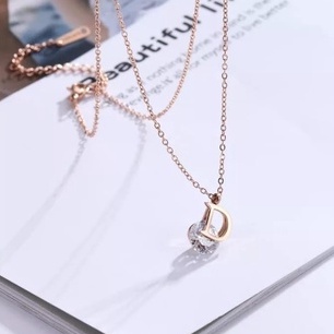 KALUNG WANITA ASLI  BAHAN TITANIUM , AKSESORIS FASHION ASLI TITANIUM