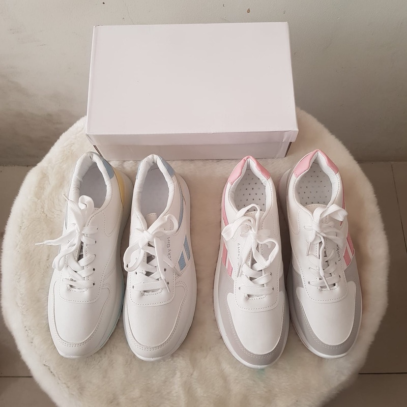 DDS20378 Sepatu sneakers wanita import sepatu sport murah sneakers terbaru kekinian Cod Jakarta