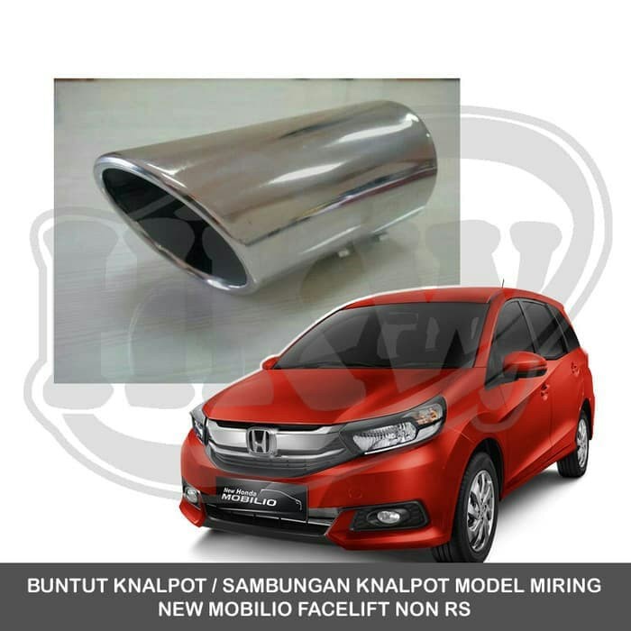 Buntut Knalpot Ujung Knalpot Miring New Mobilio Facelift Non Rs