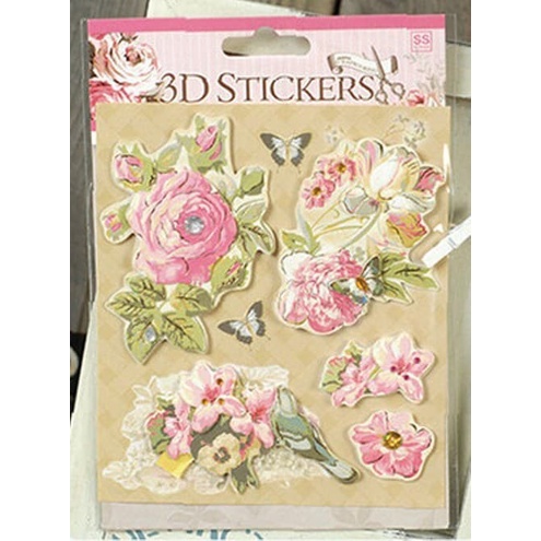 Scrapbook 3D Sticker - Rose Flower