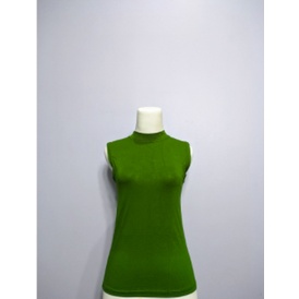 Manset Kaos Tanpa Lengan Inner Buntung Spandek Premium Turtleneck-HIJAU ARMY
