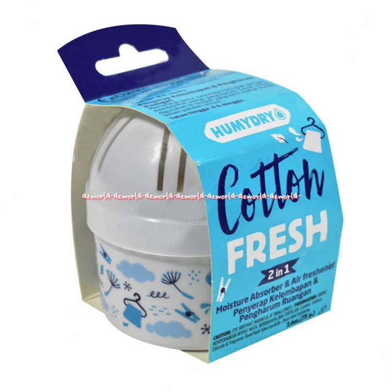 Humydry 2in1 Penyerap Lembab Jamur Pengharum Ruangan Cotton Fresh Green Apple Lavender Pewangi