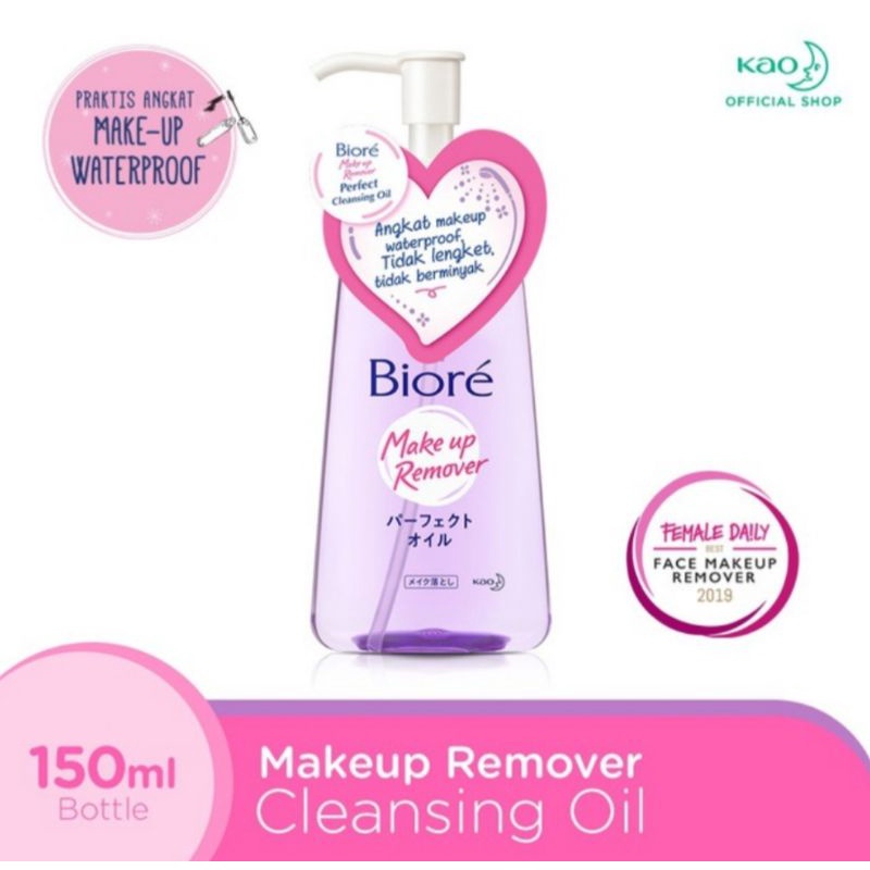 BIORE CLEANSING OIL MAKE UP REMOVER 150ML PEMBERSIH MAKEUP