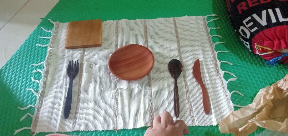 Fuufu | Sendok Garpu Makan Kayu