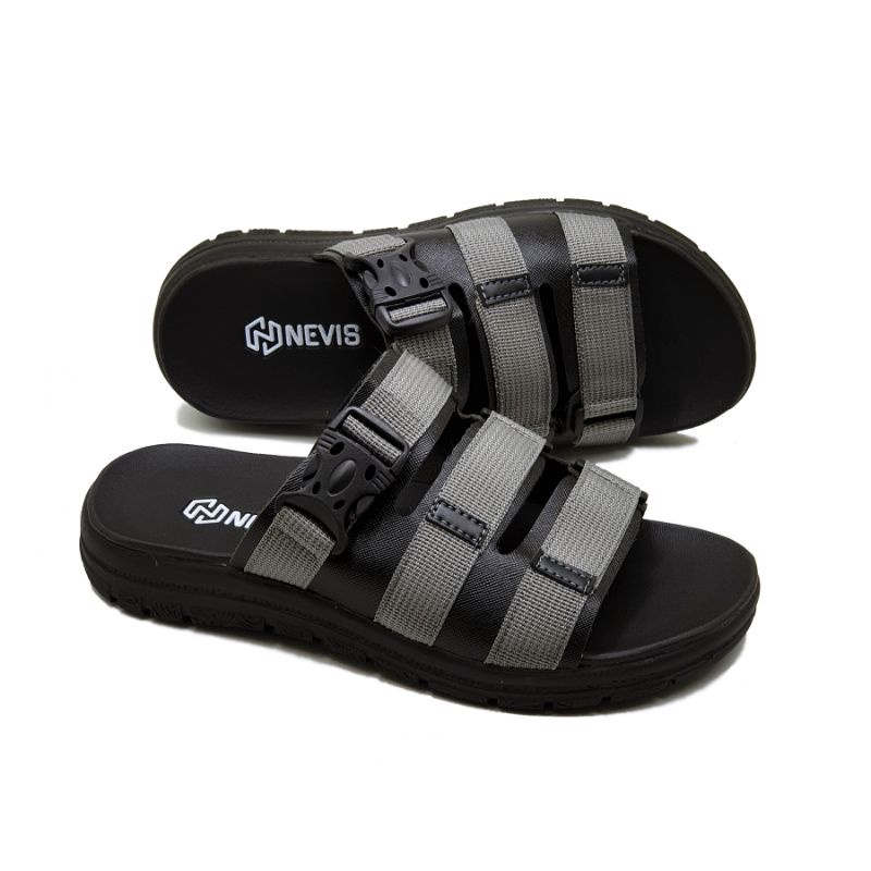 NEVIS NVS 09 Sandal Slop Casual Pria Sendal Distro Kasual Selop Outdoor Cowok Slip On-6