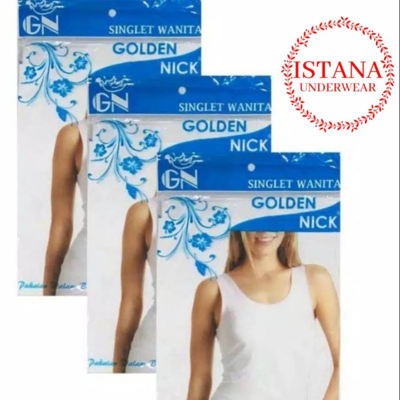 Singlet Tanktop Wanita Remaja Dewasa Putih Lembut / Singlet cewek golden nick putih polos