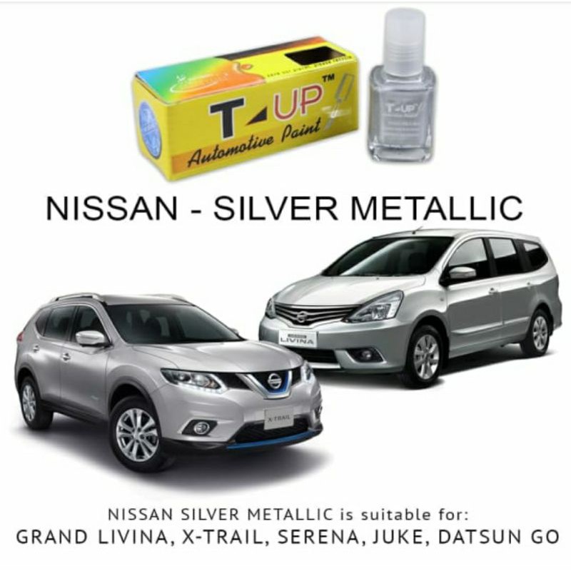 T-Up cat oles datsun silver metalic contoh cat mobil silver datsun go panca sample cat datsun cross