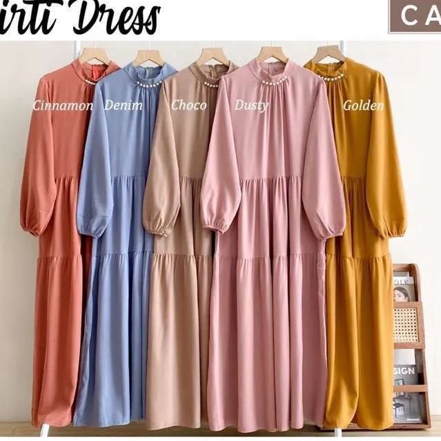 Dress simple / Mirti dress / dress kondangan