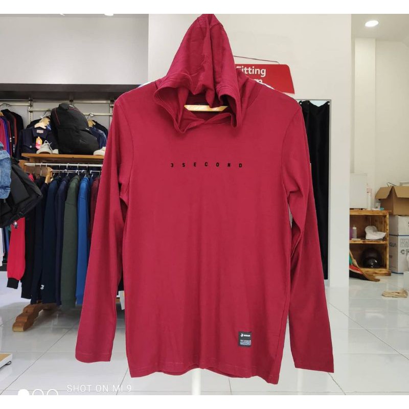 Kaos Hoodie 3SECOND Original