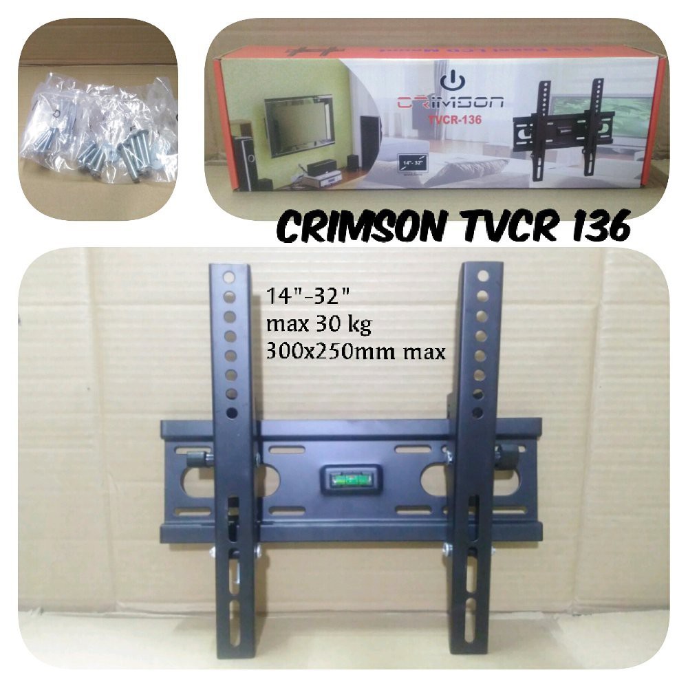 BRACKET TV LED DAN LCD 14 - 32 INCH CRIMSON TVCR 136