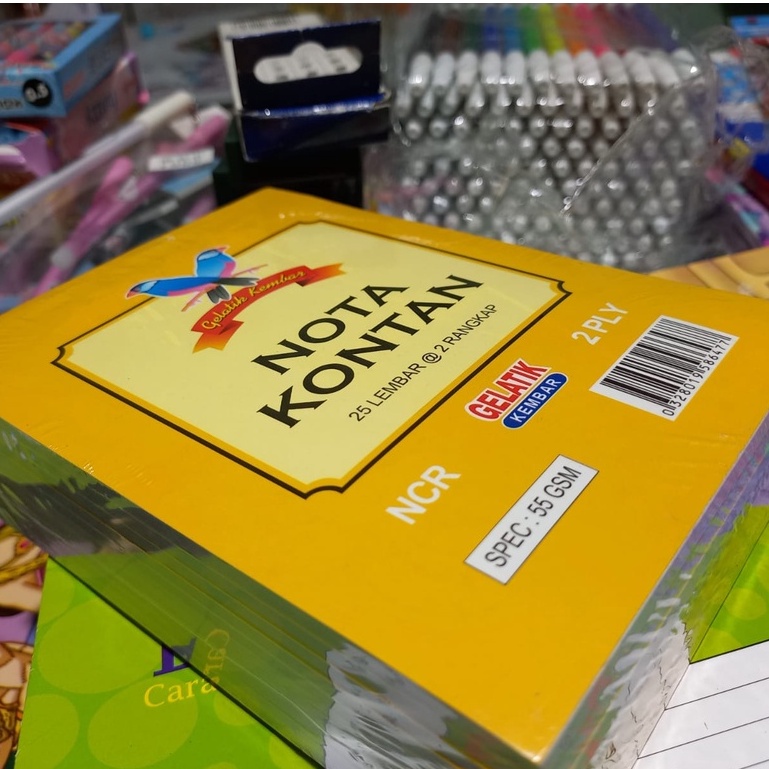 Nota Kontan Gelatik Kembar 2 Rangkap Ukuran Kecil