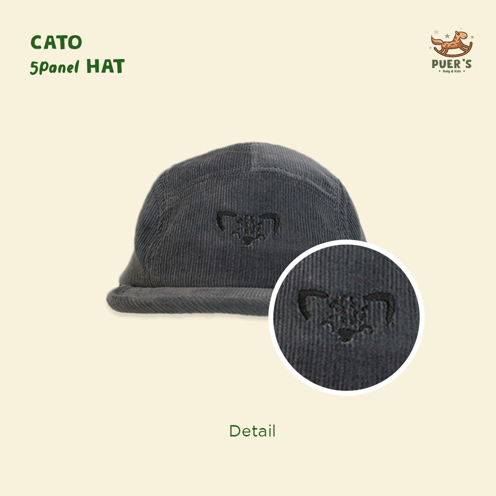 TOPI ANAK  (FIVE PANEL ANAK / 5PANEL ANAK) KIDS HAT PUER'S CATO HAT-8