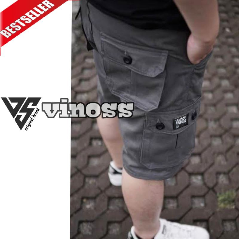 PROMO MURAH celana cargo pendek pria vinoss pants