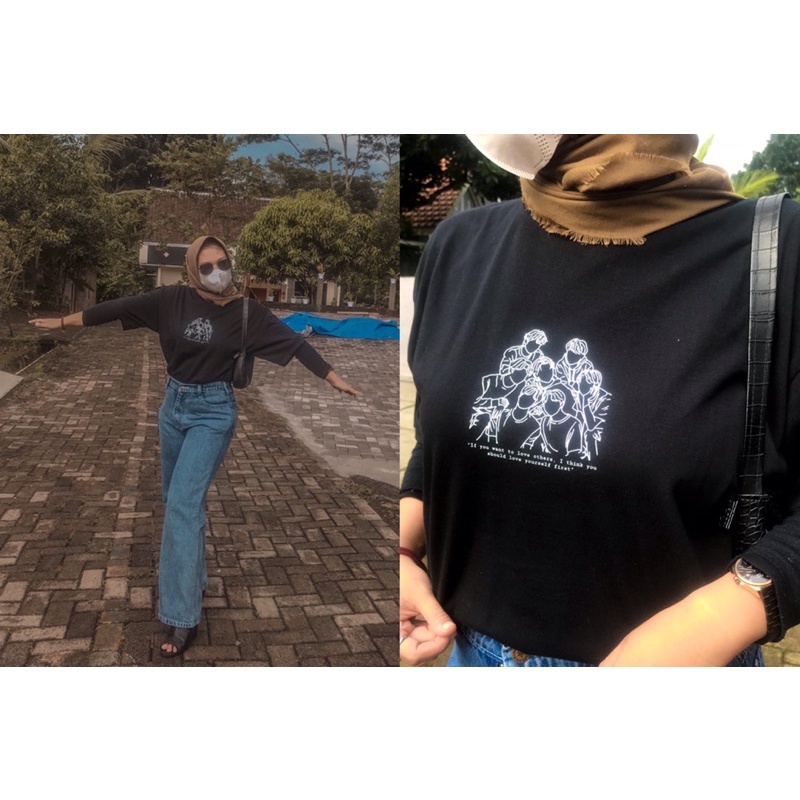 [READY] T-SHIRT BTS GROUP QUOTES VERSION