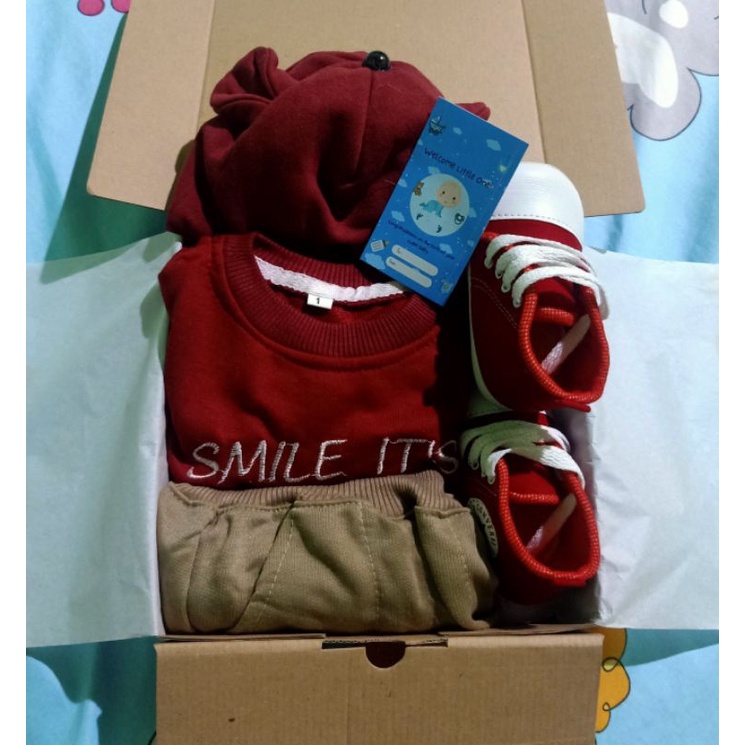 

Hampers Bayi Laki-Laki Premium/Kado Lahiran Newborn Cowok