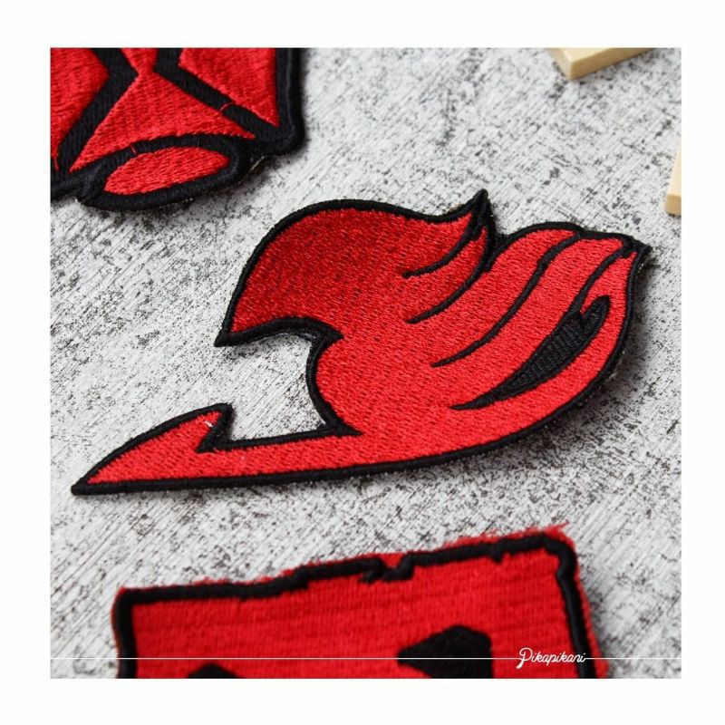 Emblem Bordir Premium Anime Fairy Tail Logo Kaos Anime Bandung