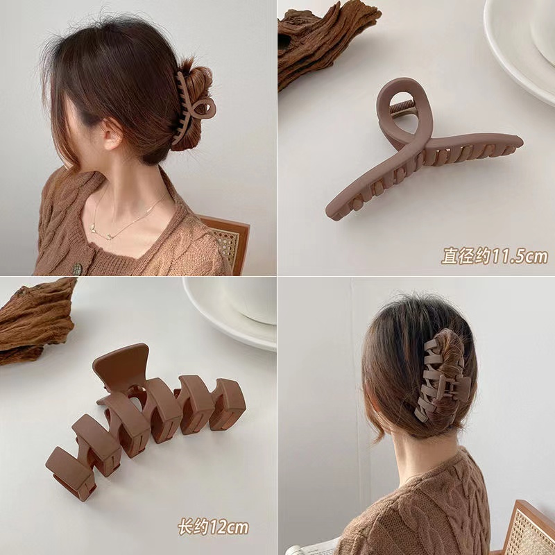 IFYOU Jepit Rambut Bentuk Kotak Warna-Warni Bahan Akrilik Gaya Korea Untuk Wanita