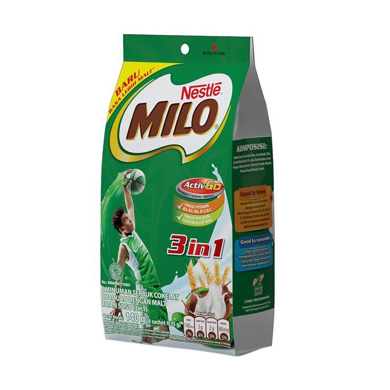 

Milo 3in1 sachet isi 10 x 35 gram