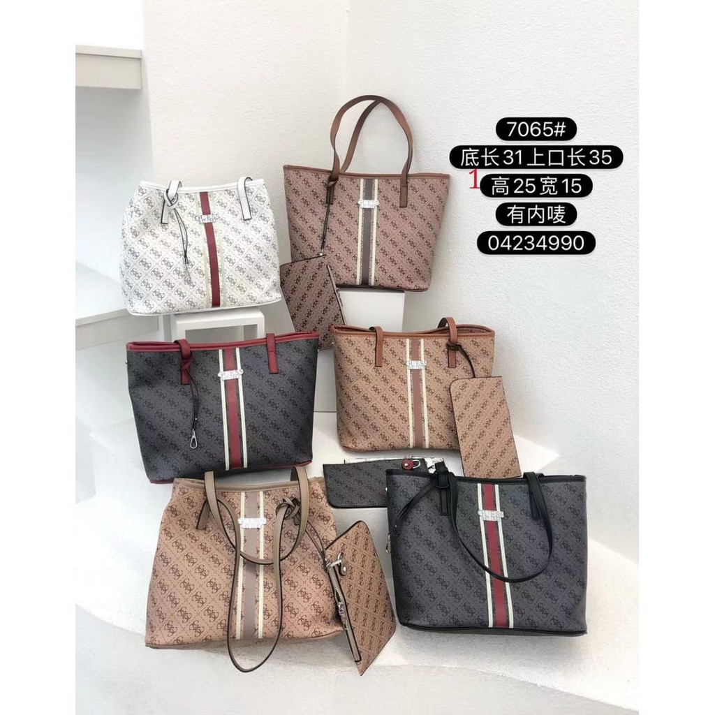 TOTE BAG GUESS ORI / TAS BRANDED WANITA GUESS / TAS IMPORT WANITA / TAS TOTE 7065