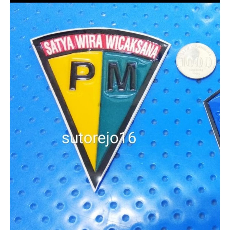 

stiker emboss plastik