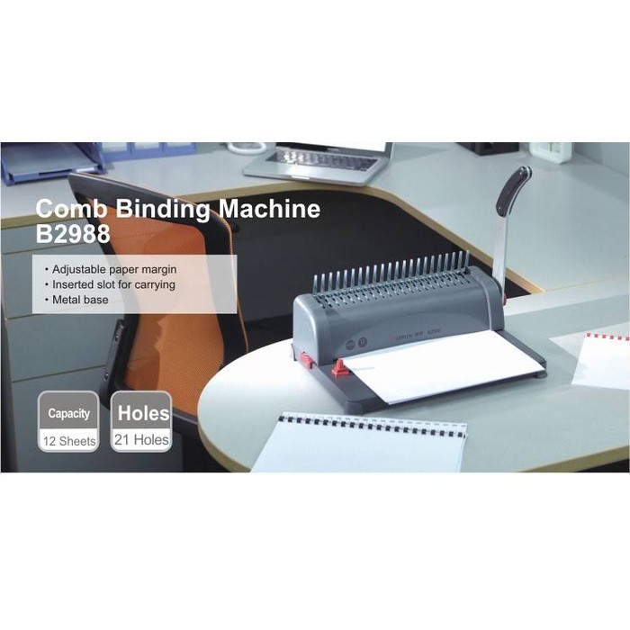 

Binder Plastik - Binder Loose Leaf - Binder Polos Mesin Jilid/Binding A4 Comix B2915 Produk Terbaik