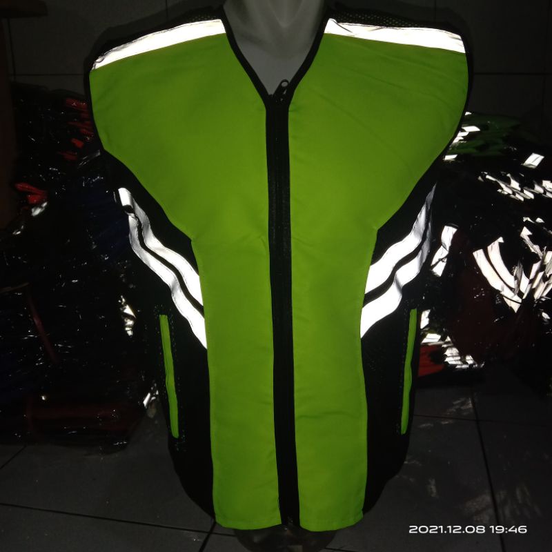 Rompi polos tanpa perekat ,safety,touring,kerja,proyek, parkir