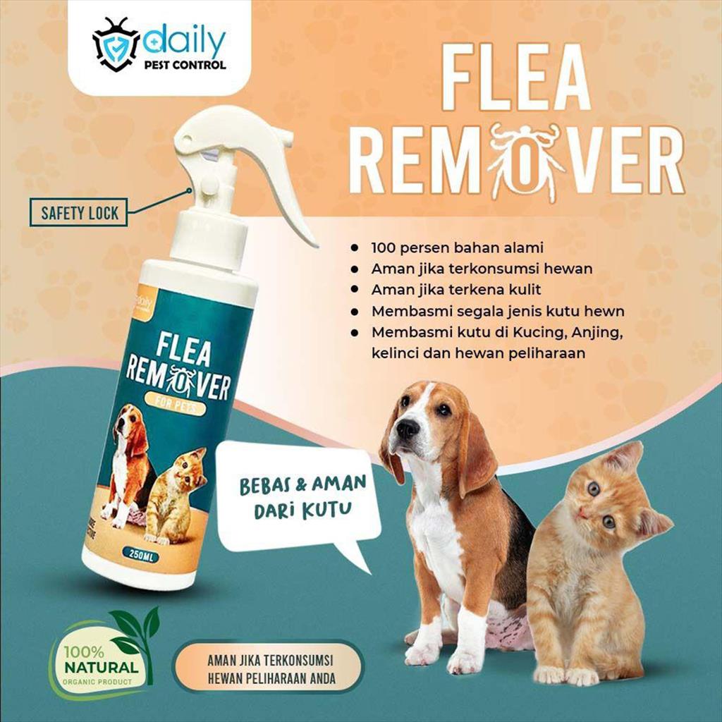 DAILY FLEA REMOVER FOR PETS 250 ML OBAT ANTI KUTU ANJING KUCING