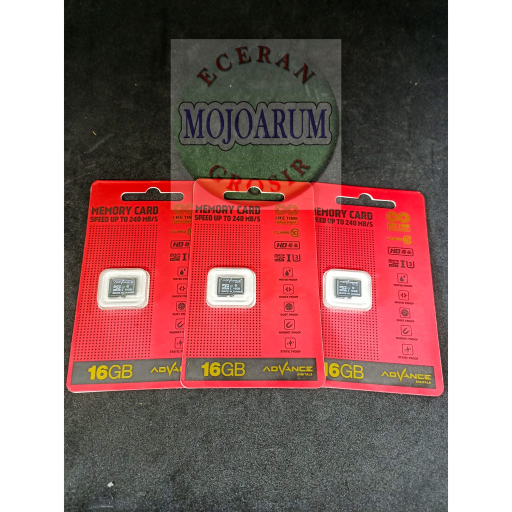 Advance Memory Card 16GB Micro SD Class 10 SDHC MMC MicroSD Memori ORI