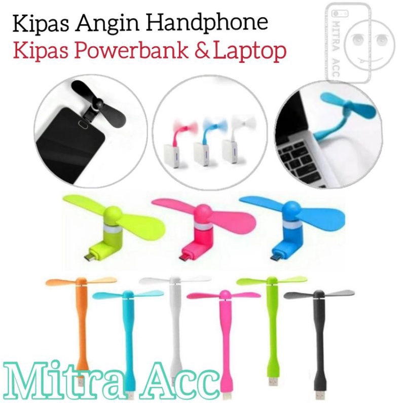 Kipas Angin HP Kipas USB Untuk Powerbank dan Komputer