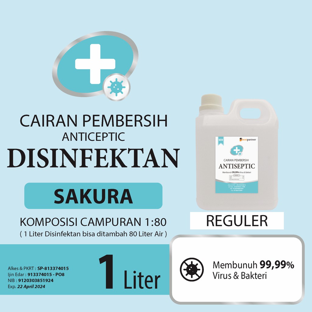 Disinfektan aneka aroma kemasan jirigen 1 liter