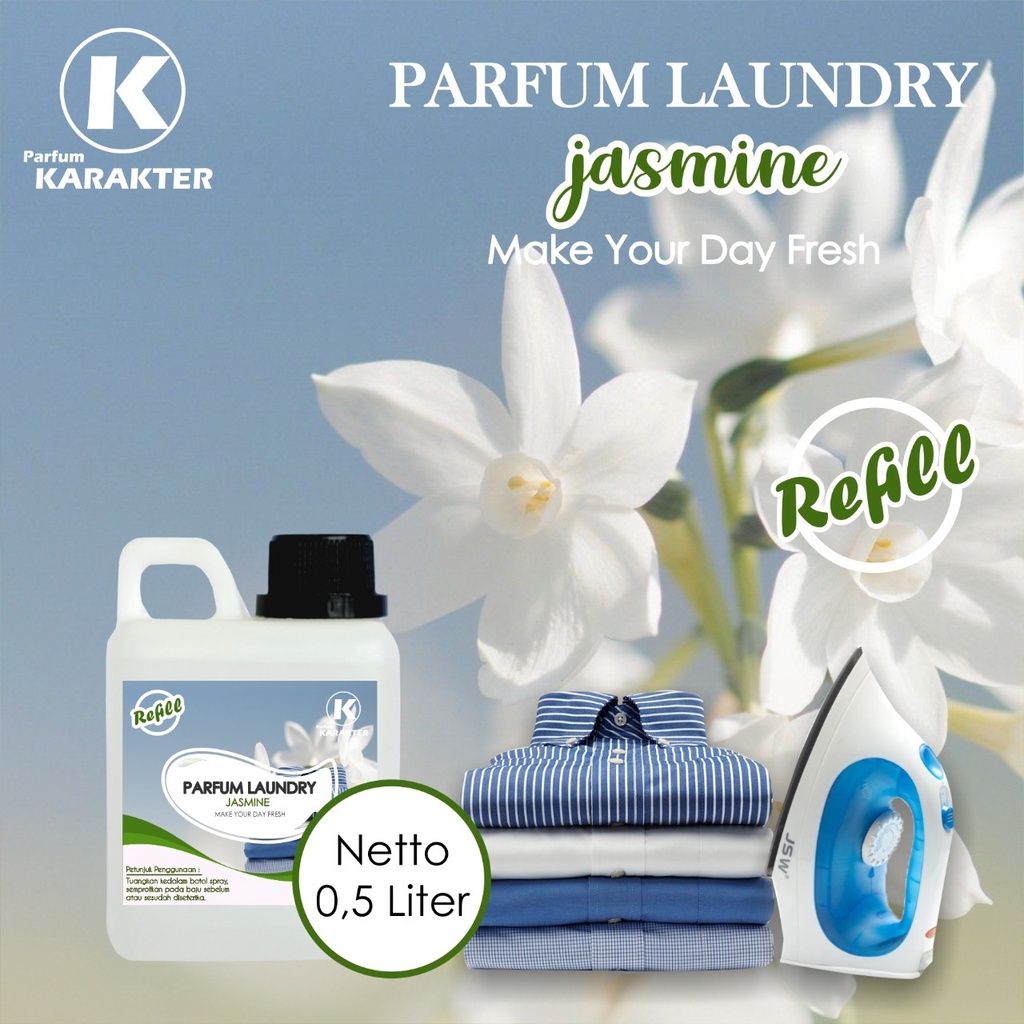 Parfum Laundry Wangi &amp; Tahan Lama | Pewangi Laundry Premium UK 0.5 L | Bisa Cod | Terlaris