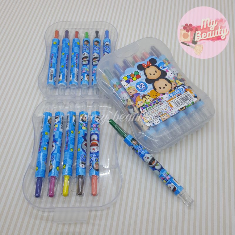

MYBEAUTY8 | Crayon Putar Karakter Isi 12 Warna