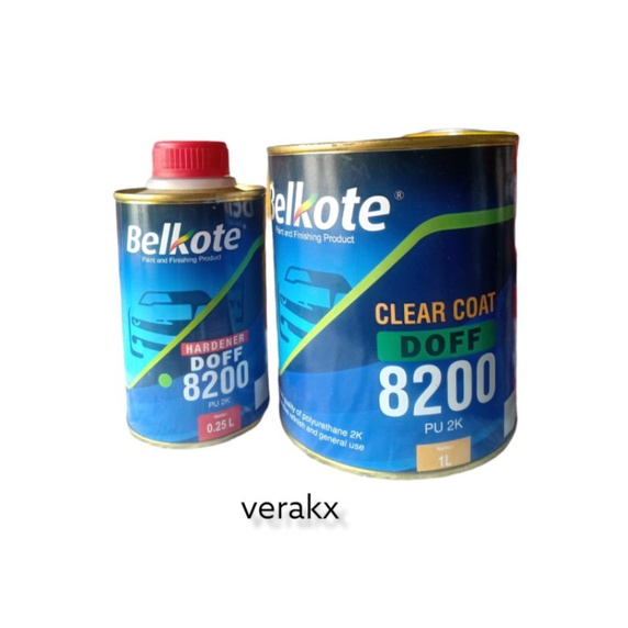 Belkote clear Coat doff 8200 1,25liter