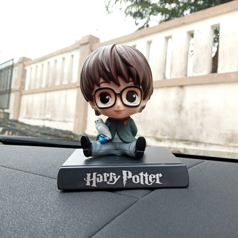 HARRY POTTER Boneka Figure Miniatur Pajangan Mobil Stand Goyang Kepala Shacking Head Toy