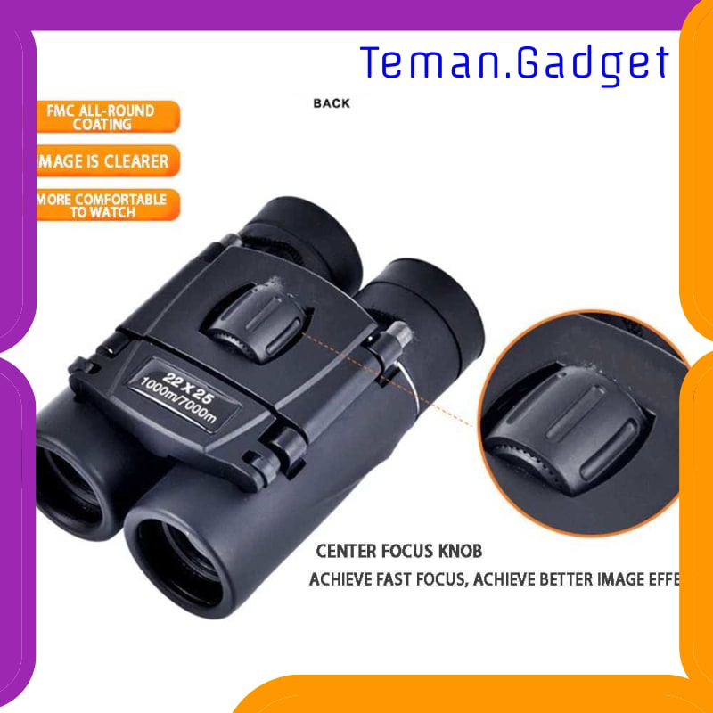 TG-ID052 ARSSON TEROPONG BINOCULAR OUTDOOR MAGNIFICATION 22X25 LONG RANGE - PMT