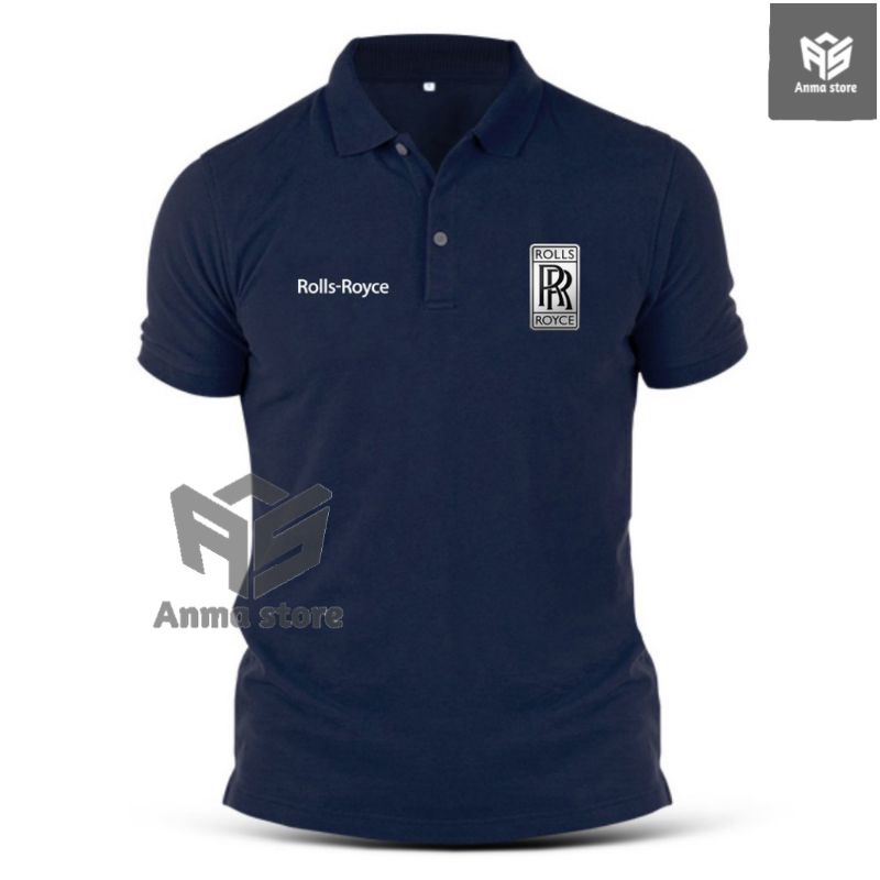 Kaos Kerah Polo shirt Rolls Royce Best