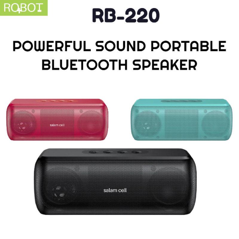 Spiker Bluetooth Robot RB220 Portable Wireless Super Bass Mini Stereo Original | Music Box