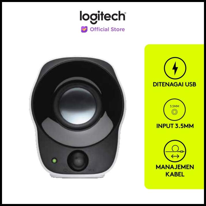 Logitech Z121 2.0 Stereo Speaker Usb Compact